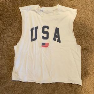 Brandy Melville/ JGault USA cut out tank top